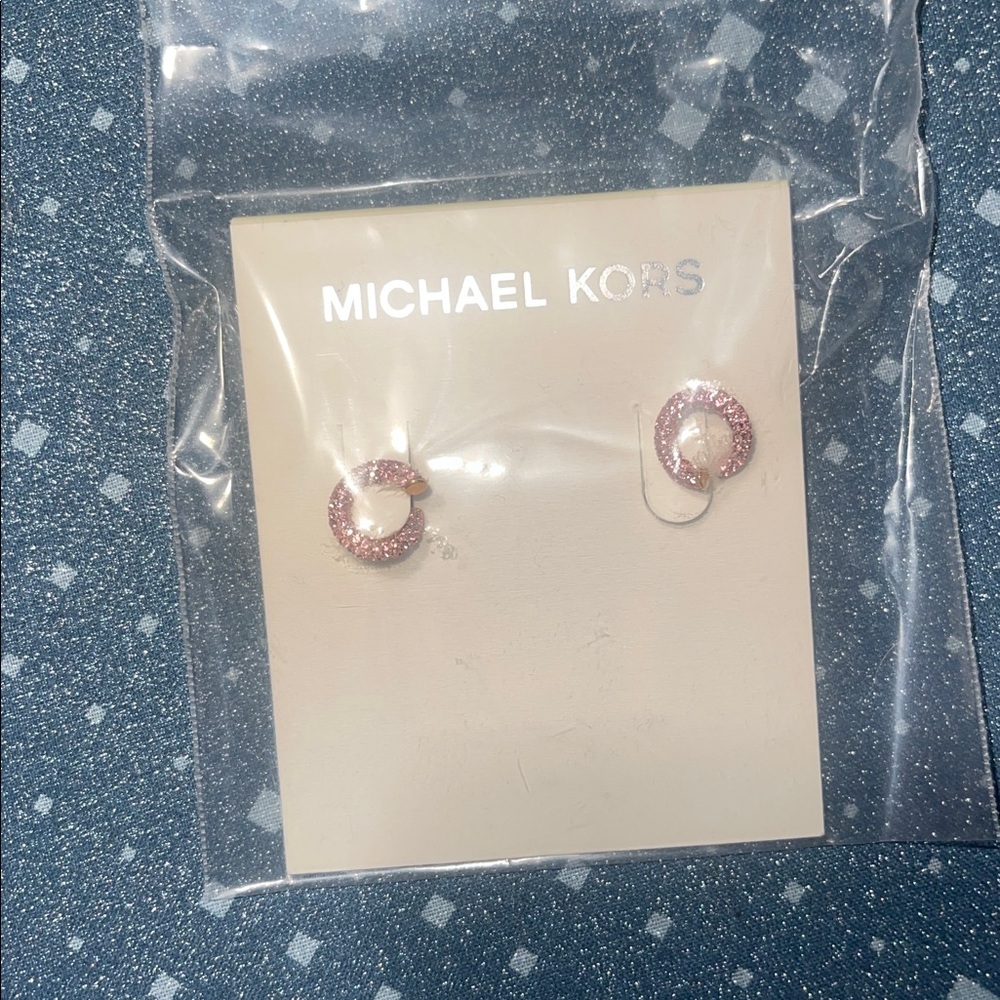 Michael Kors Pink and rose gold  Earrings